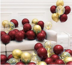 Graduation Decorations Maroon Gold 2025/Burgundy Maroon Graduation Party Deco…