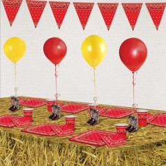 Beistle Cowboy Boots Photo/Balloon Holder Party Accessory (1 count)