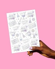 Cheers Party Temporary Tattoos – 52 iridescent styles | Bachelorette Party