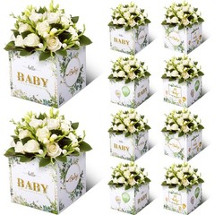 6 Pcs Baby Shower Party Decorations Baby Shower Flower Boxes Table Centerpiec…