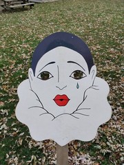 Masquer – Aids paper stick mask 1979 Beachcombers International Fort Myers Bin19