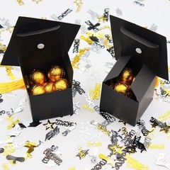 30Pcs Graduation Cap Candy Boxes – Elegant Party Favors for 2026 Celebrations