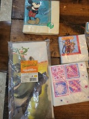 Vintage kids birthday party Cartoon lot Cabbage Patch kids/ Barbie/ mickey/