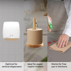Paper Towel Roll 600′ X 8″ 1 Ply Universal Dispenser 2″ Core Hardwound High Abso