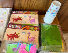 Dinosaur Birthday Party Lot Assorted Accessories Multicolor