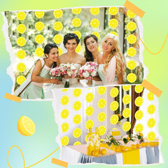8 Packs Lemon Party Banner Decorations Graduation Lemonade Bar Decor Lemon Paper