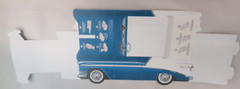 7 Kid Stuff Marketing Cardboard Classic Chevy Bel Air, Ford Mustang, Thunderbird