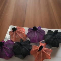 Halloween Spider Web Table Runner 72″ 6 Led Lit Pumpkins Purple Black Orange