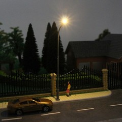 Set Model Street Lights Scenery Model Layout Railway Warm White Street