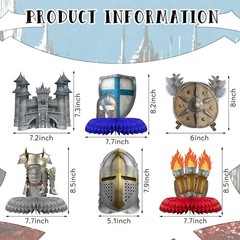 Celebrate with 10 Medieval Knight Decorations – Castle Themed Party Essentials