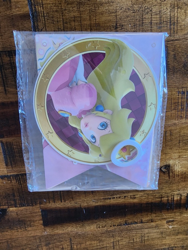 Princess Peach Birthday Banner