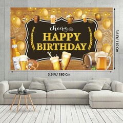 Beer Birthday Party Decorations 110 Pcs Aged to Perfection Cheers Party Supplies