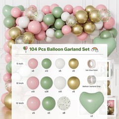 «Baby in Bloom» Baby Shower Decorations Set NEW