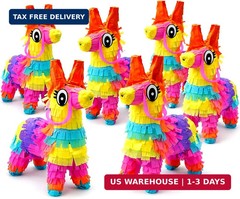 4E’s Novelty 6 Pieces Mini Pinata 4×7″ – Fiesta Party Decorations, Mexican Cinco