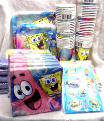 2013 Large Lot/25 pkgs SPONGEBOB SQUAREPANTS Birthday Party Supplies Invitations
