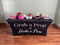 6 Foot Photo Booth Table Cloth