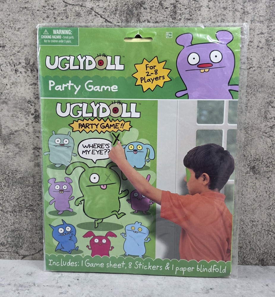 Ugly Doll Birthday Party Game – Where’s My Eye – NOS Sealed