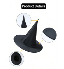 Floating Witch Hats Halloween Hanging Ceiling Decor Party Decorations 5/20 Pack