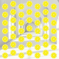 8 Packs Lemon Party Banner Decorations Graduation Lemonade Bar Decor Lemon Paper