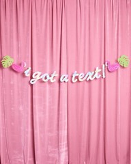 Text Banner Blue Iridescent Foil 6 Ft Party Decorations for Girls