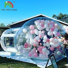 13FT Inflatable Bubble House Balloon Dome Bubble Tent Outdoor For Birthday Party