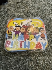 Peanuts Snoopy Birthday Party Set Balloons (16) Banner Cake & Cupcake Toppers 12
