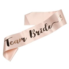 Team Bride Sash Bachelorette Wedding Party Gift For Bridesmaids 7 PCS