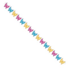 Unique Industries Fancy Nancy Butterfly Birthday Party Banner, 72″ x 5″