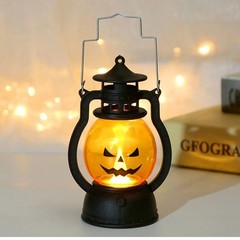 Halloween Pumpkin Lanterns Hanging LED Lights Lamp Spooky Decorations for Home