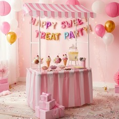 Carnival Tablet Tent Kit Circus Party Decoration Include Tabletop Hut, Tent C…