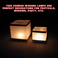 20PCS Water Floating Candle Lanterns Silver Water Lanterns for Memorials