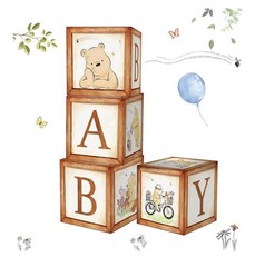Classic Winnie Pooh Baby Shower Decorations Boxes Vintage Theme Bear Sweet Baby