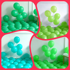 Hungry One Caterpillar Balloon Garland Kit, 164Pcs Green Caterpillar Shaped Ball