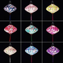 12 inches Waterproof Silk Chinese Style Lantern Party Hanging Decor