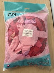 CN Balloons Arch Kit Pink Red Silver NEW IN PACKAGE
