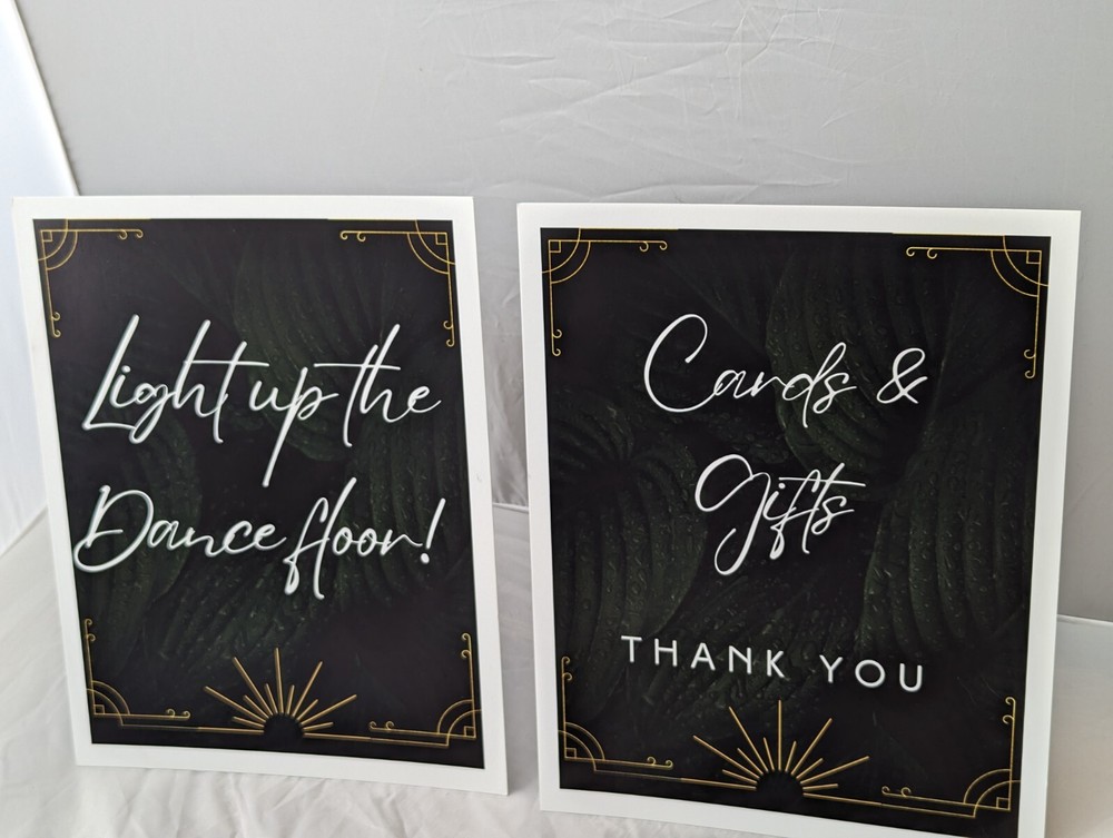 Party Signs – Wedding/Birthday/Graduation