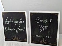 Party Signs – Wedding/Birthday/Graduation