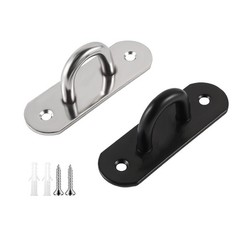 Mounting Bracket Elliptical Hook Indoor Outdoor Use Compact Low-profile