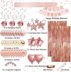 ROSE GOLDEN BIRTHDAY SET