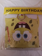 SpongeBob Happy Birthday Kit – Balloons, Banner, Large And Small Plates Etc