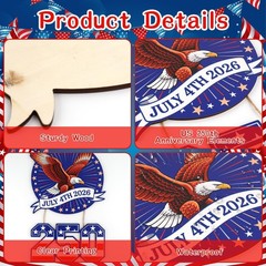 Celebratory 250th Anniversary Eagle Wreath – Perfect for July 4th Festivities