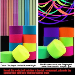 600feet Crepe Streamers,6 Rolls Party Streamer Decorations in 6 Colors for Ne…