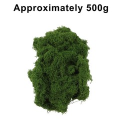 Natural 500g Artificial Moss for DIY Crafts Garden and Indoor Decoration