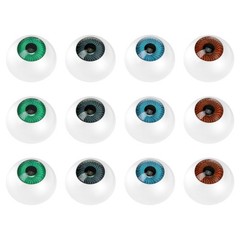 12 Pcs Halloween Eyeball Decorations Art Craft Doll Eyes Creepy Props