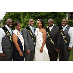 Bachelorette Sashes 6 PACK for Bride Bridesmaid White Maid of Honor Team