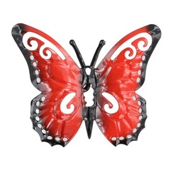 Beautiful Metal Butterfly Wall Art Colorful Garden Decoration for Yard
