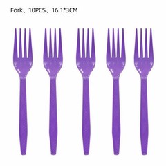 Purple Mermaid Party Decorations Set for Kids Birthday, Banner Plates Cups Napki