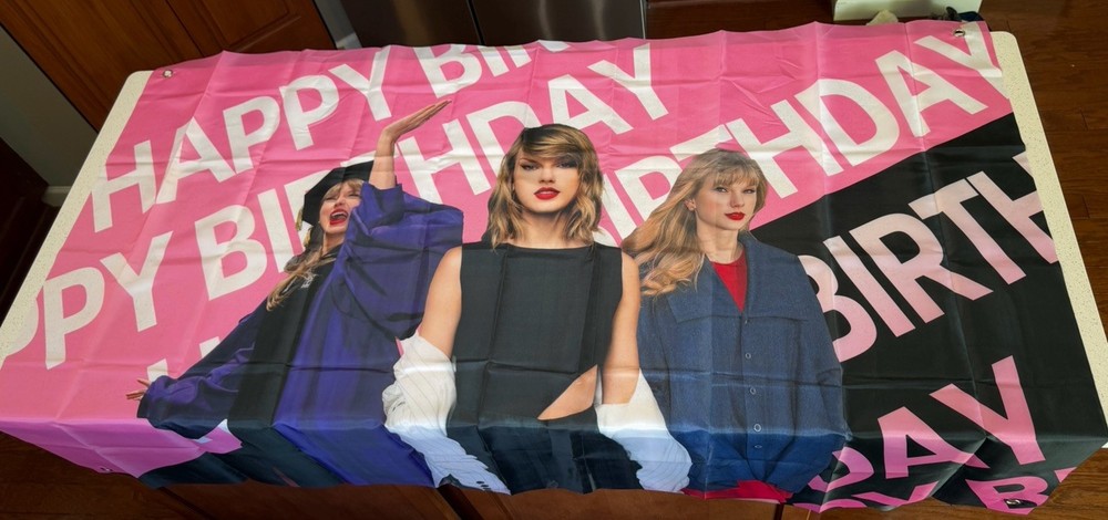 Taylor Swift Happy Birthday Banner