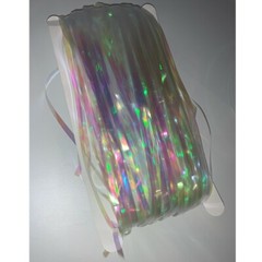 Iridescent / Rainbow Adhesive Tinsel Party Decoration Backdrop Curtain Tassel