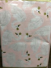 SWAN RECTANGLE PRETTY PAPER TABLECOVER 70″ X 47″ BY TABLE FUN NEW IN PACKAGE